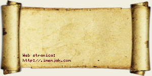 Tina Adamac vizit kartica